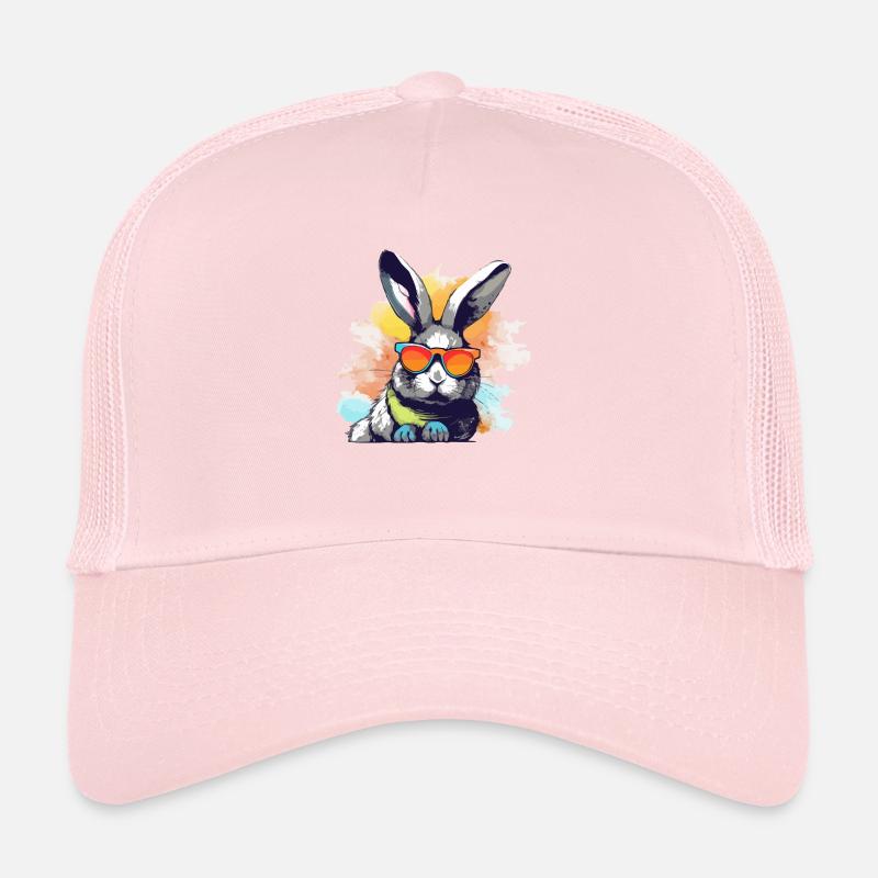 Log the rabbit Trucker Cap