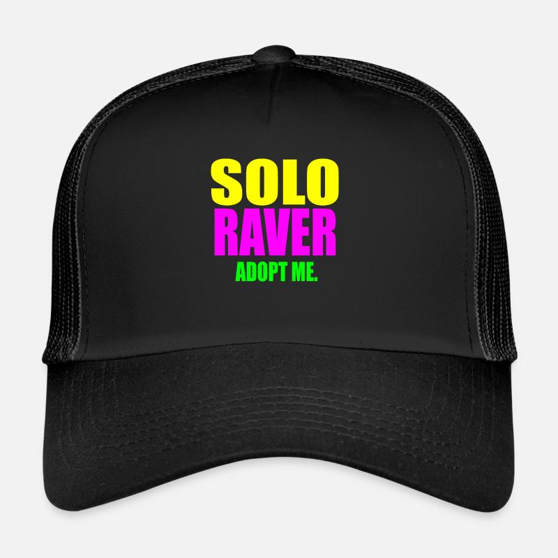 Solo raver m’adopte Casquette trucker 