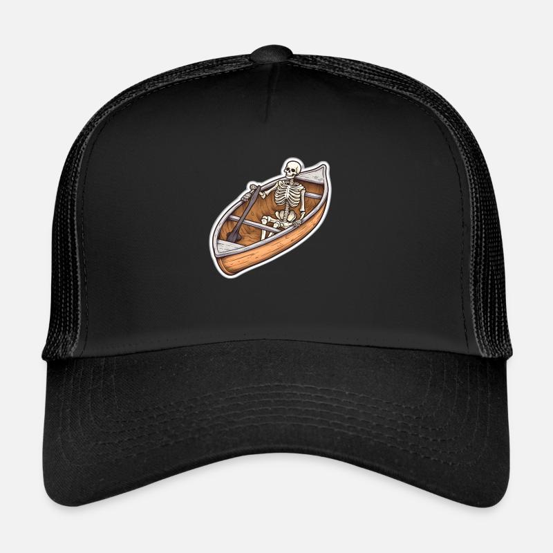 Skelett im Boot Abenteuer Trucker Cap
