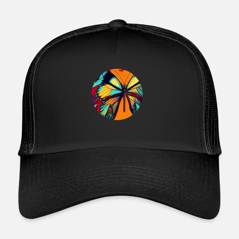 Abstract Butterfly - Illustration Trucker Cap