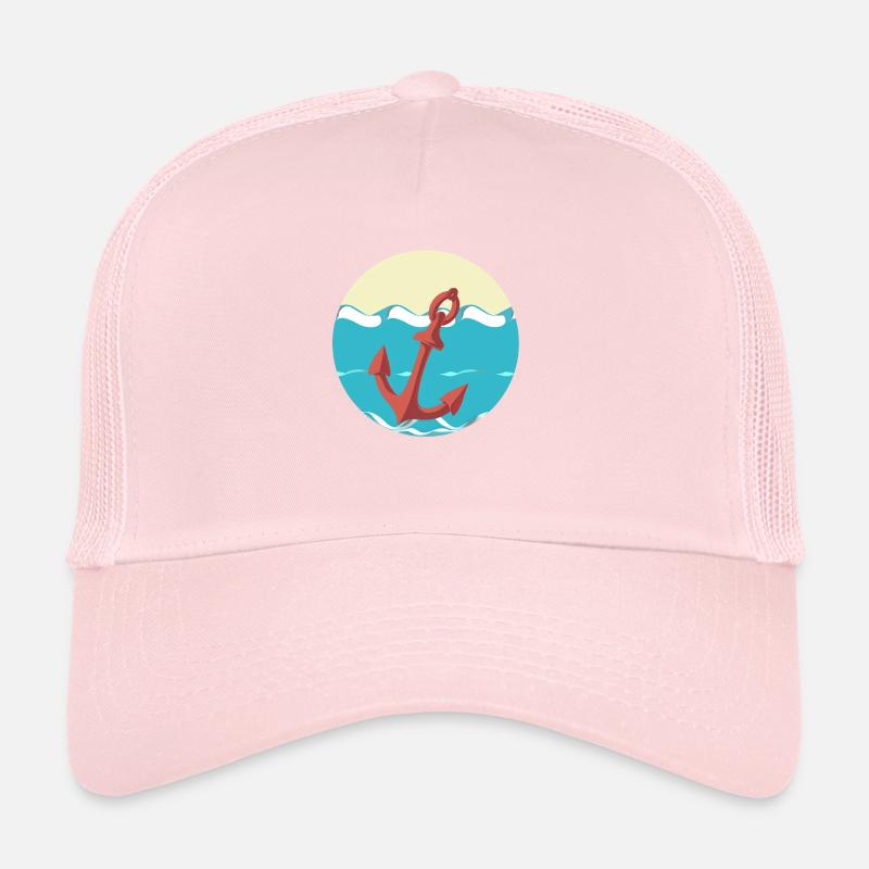 Ancre - Vagues Casquette trucker 