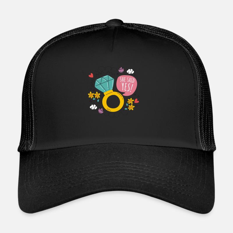 She said yes Trucker Cap