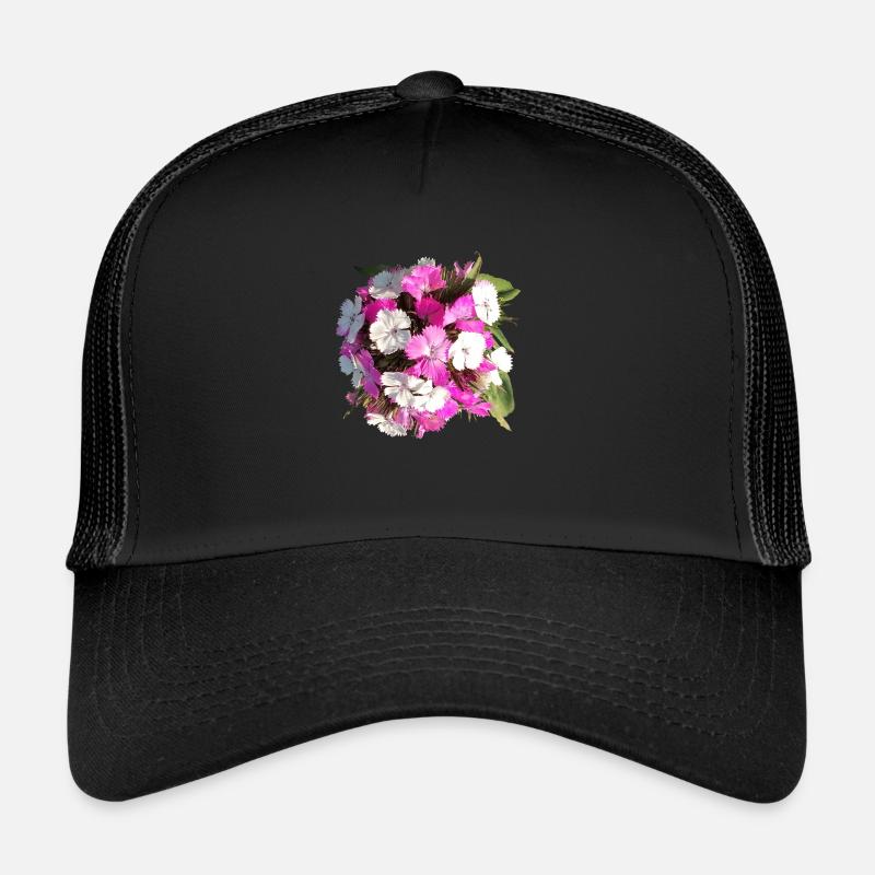 Bouquet d’œillets Casquette trucker 