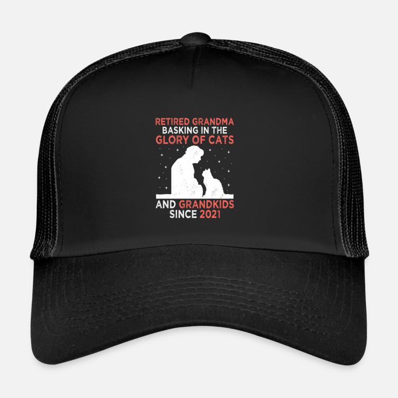 Amoureux des chats Grand-mère retraitée Retraité Propriétaire de chat Chat Casquette trucker 