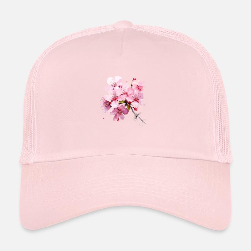 Fleur Casquette trucker 