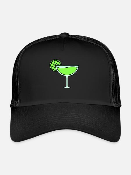 cocktail - Trucker Cap - black/black - Front