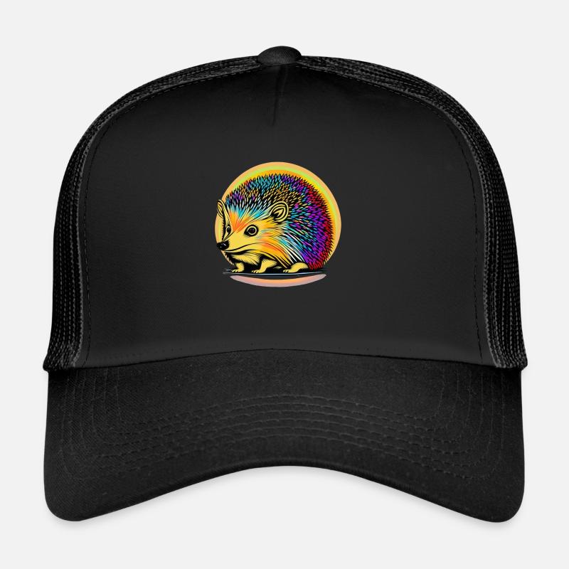 Igel - Trucker Cap - Schwarz/Schwarz