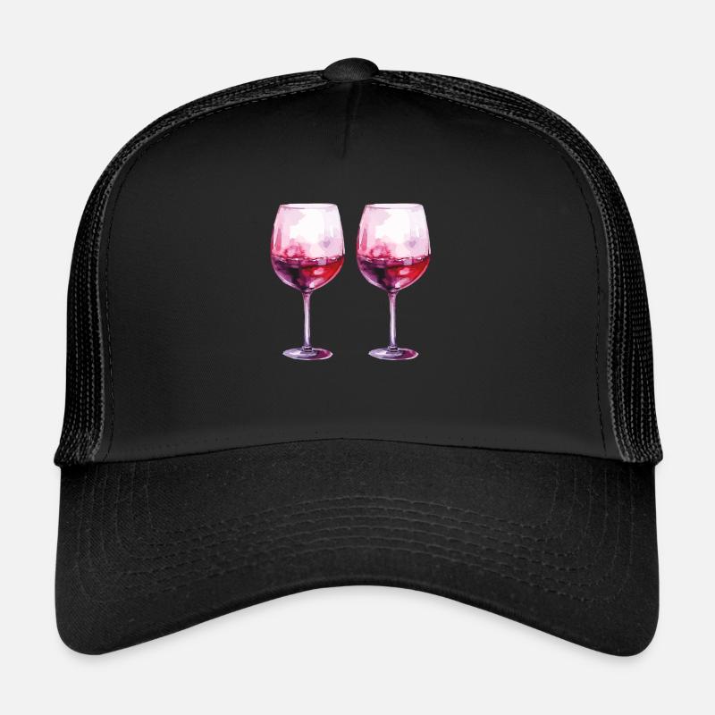 verres à vin Casquette trucker 