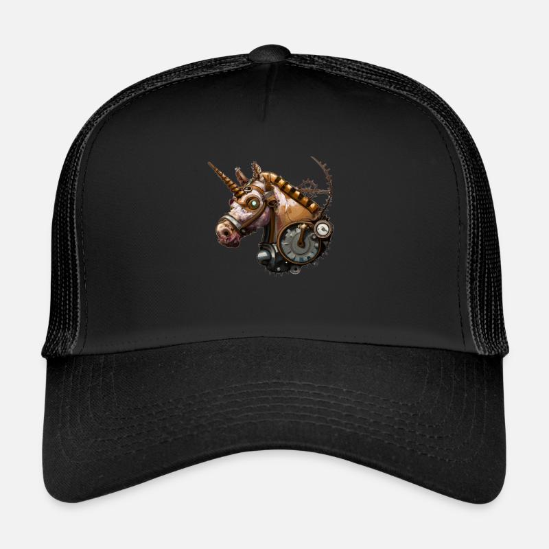 Steampunk Einhorn Trucker Cap