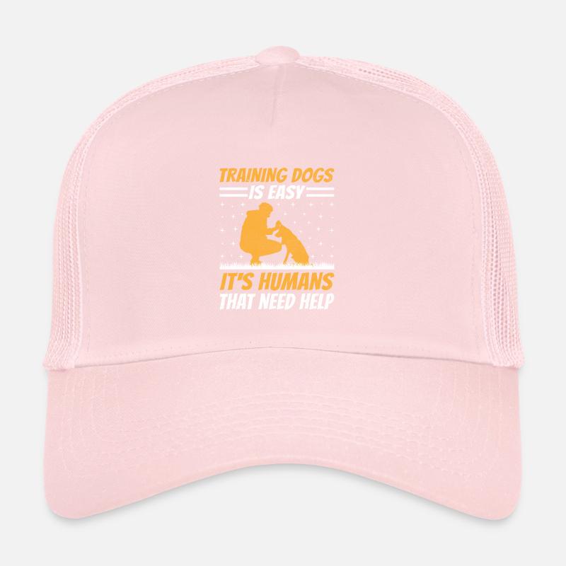 Dresseur de chiens Formation de chiens Chiens Soins pour animaux de compagnie Pr Casquette trucker 