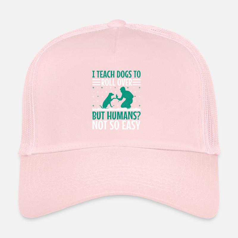Dresseur de chiens Formation de chiens Chiens Soins pour animaux de compagnie Pr Casquette trucker 
