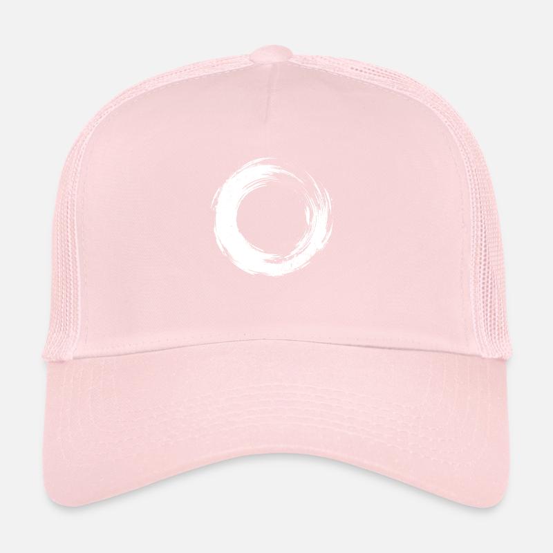 Arrière-plan de coup de pinceau circulaire Casquette trucker 