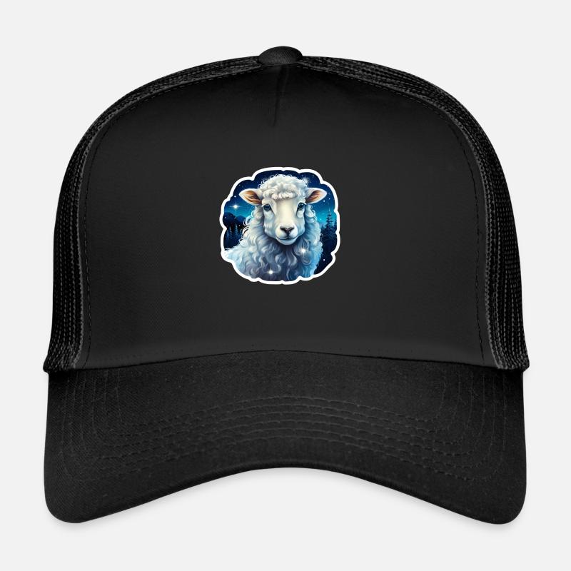 Mouton de la nuit d’hiver Casquette trucker 