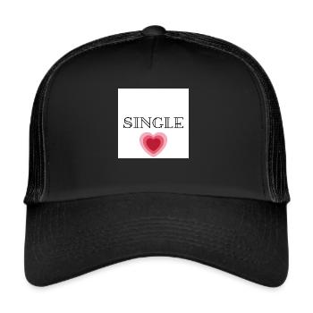 Single - Trucker Cap - black/black - Front