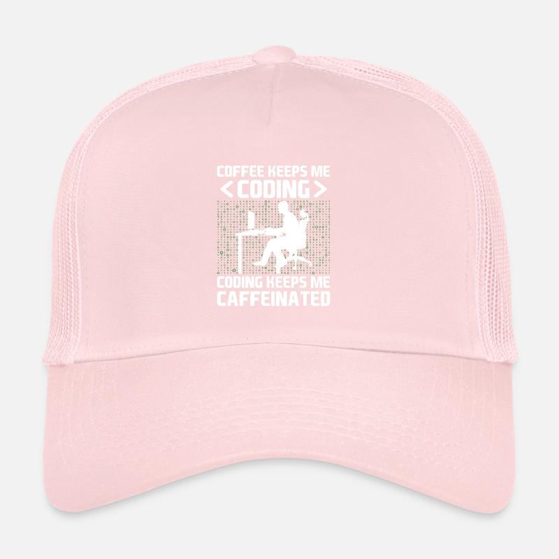 Kaffee-Codierung Programmierer Programmierer Entwickler Nerd Coff Trucker Cap