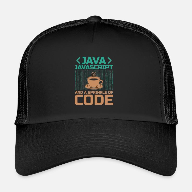 Coffee Coding Programmer Coder Developer Nerd Coff Trucker Cap