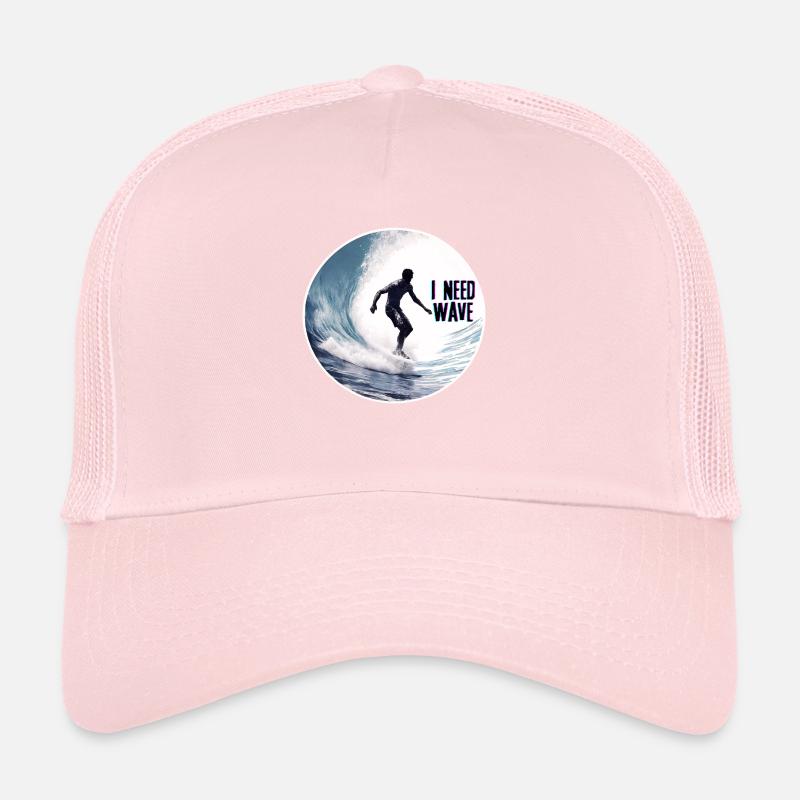 Surfer on the Wave Nature Trucker Cap