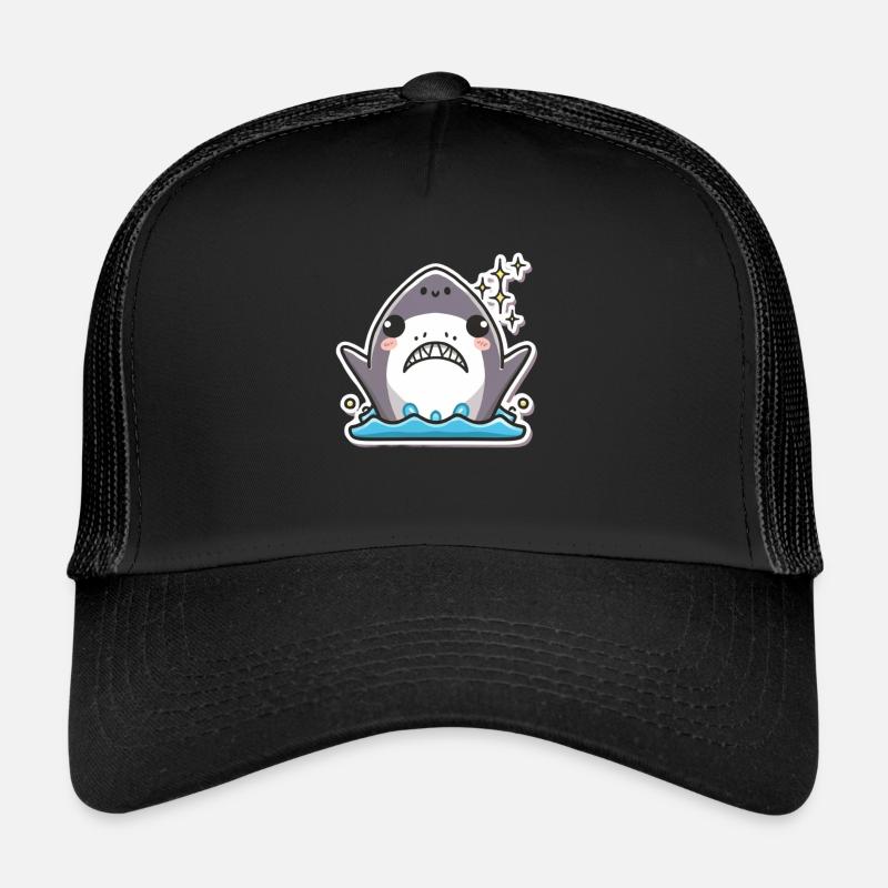 Amoureux des requins Casquette trucker 