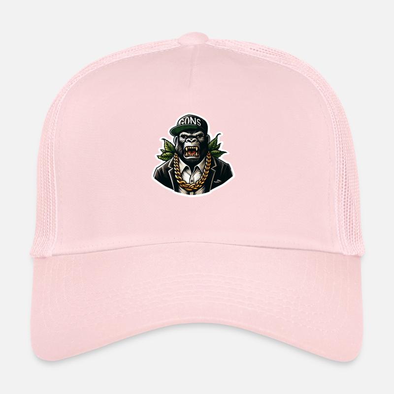 Gorilla with Gold Chain Trucker Cap
