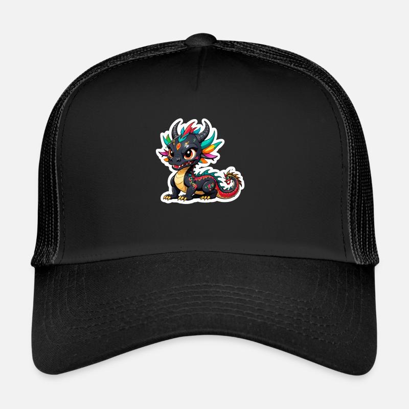 Entzückender chinesischer Drache Trucker Cap