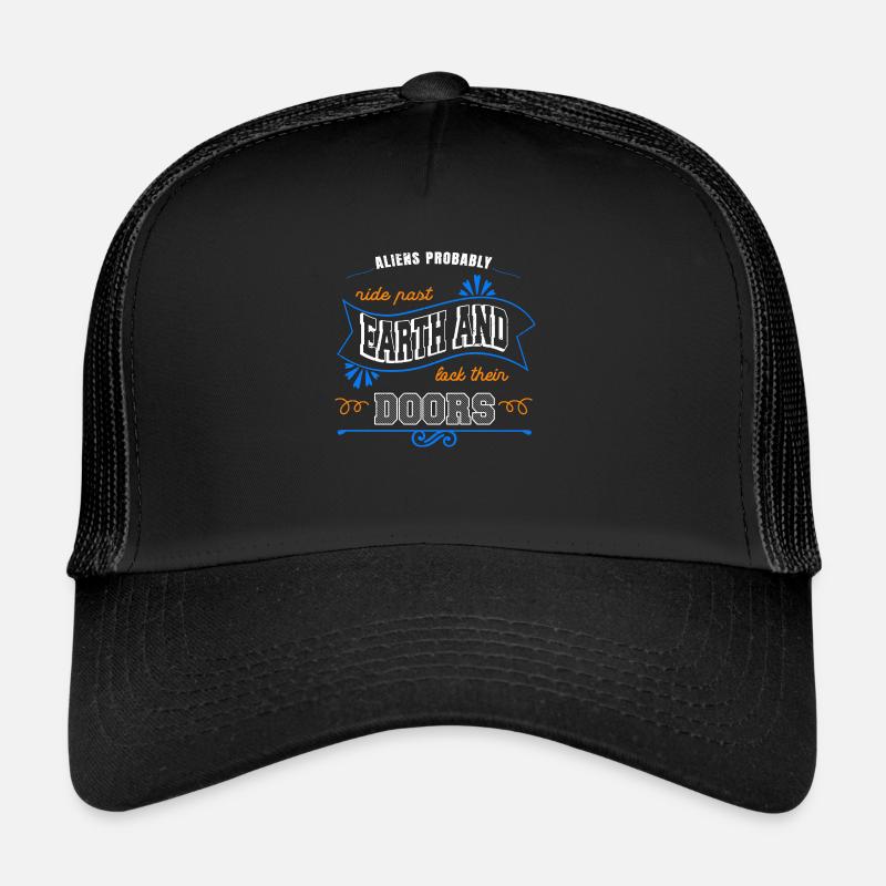 gift birthday present idea statement alien lovers Trucker Cap