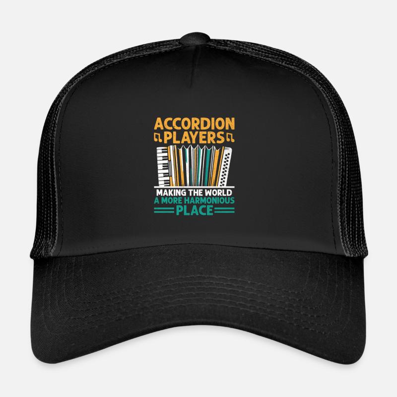 Les joueurs d’accordéon rendent le monde plus harmonieux Casquette trucker 