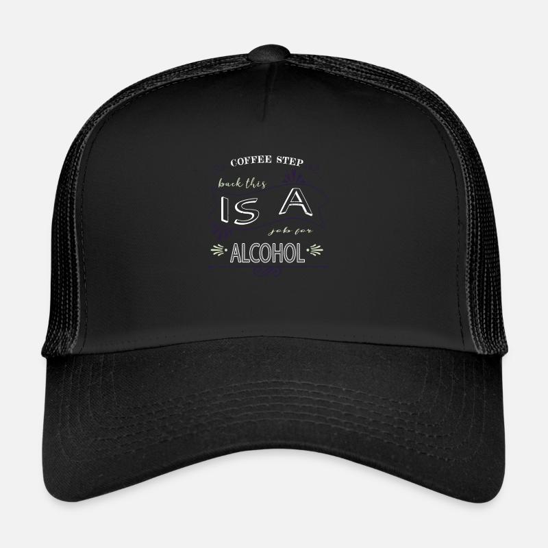 cappuccino citation cadeau mug blague matin bureau Casquette trucker 