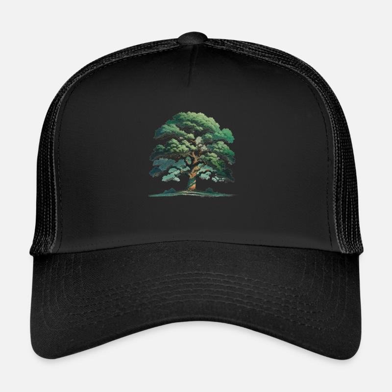 Tree Hugger - Trucker Cap - black/black