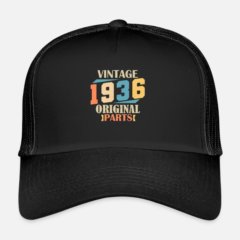 Mois 1936. Cadeau d'anniversaire 1936. 88 ans Birt Casquette trucker 