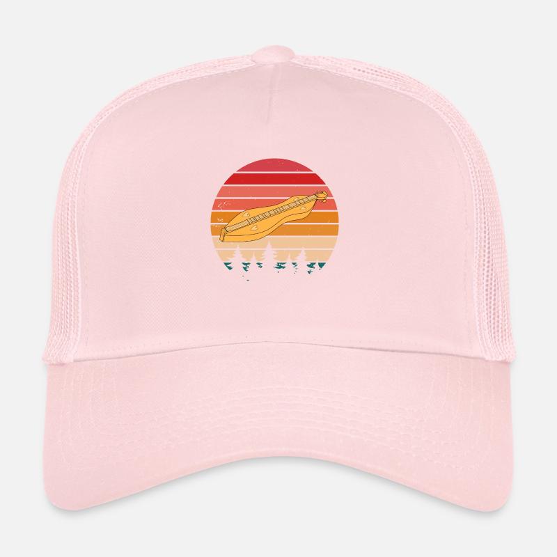 Retro dulcimer Trucker Cap