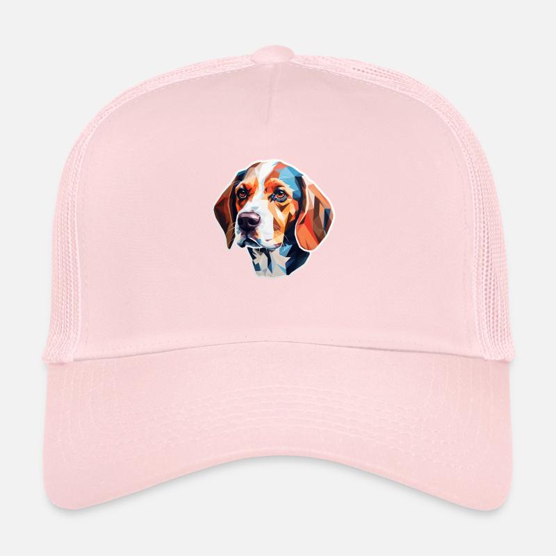 Beagle Head Trucker Cap