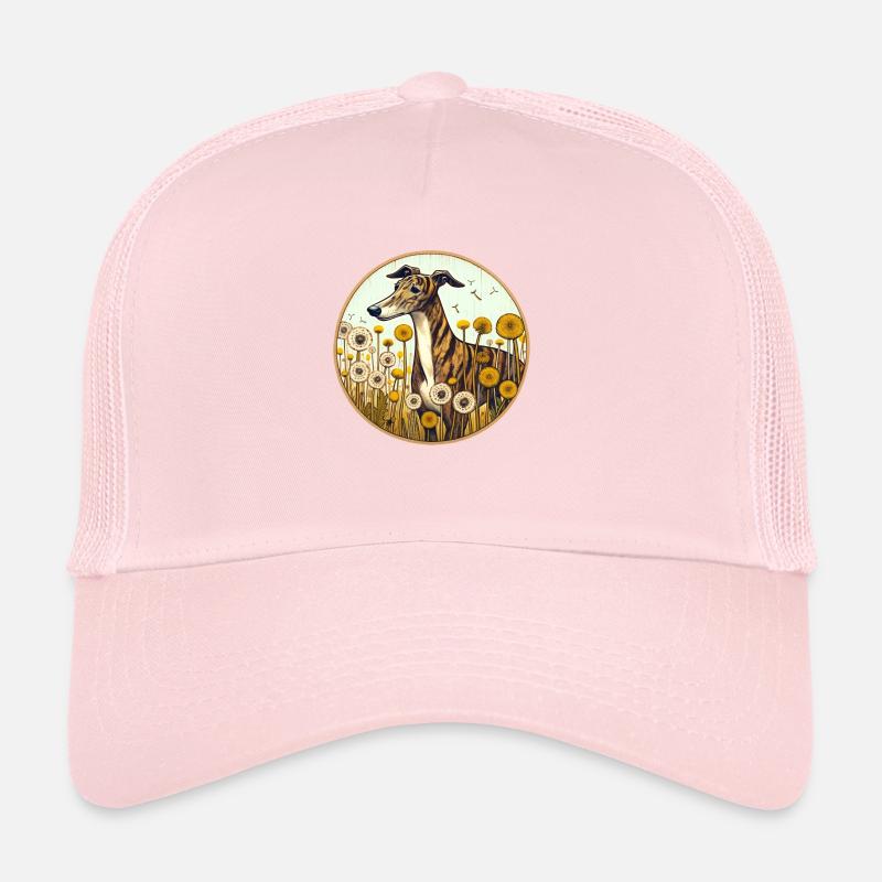 Lévrier bringé Casquette trucker 