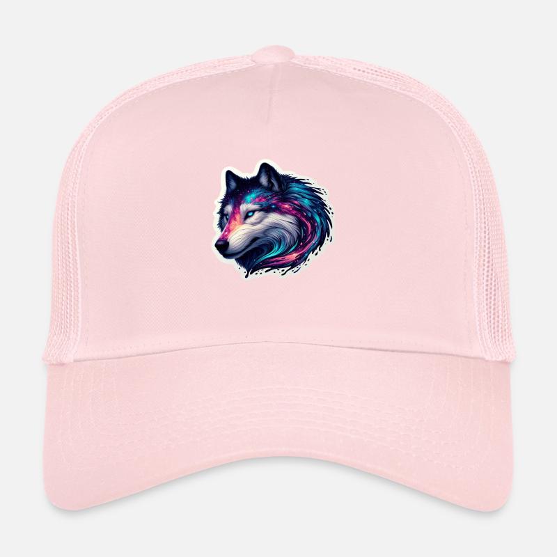 Canis lupus céleste Casquette trucker 