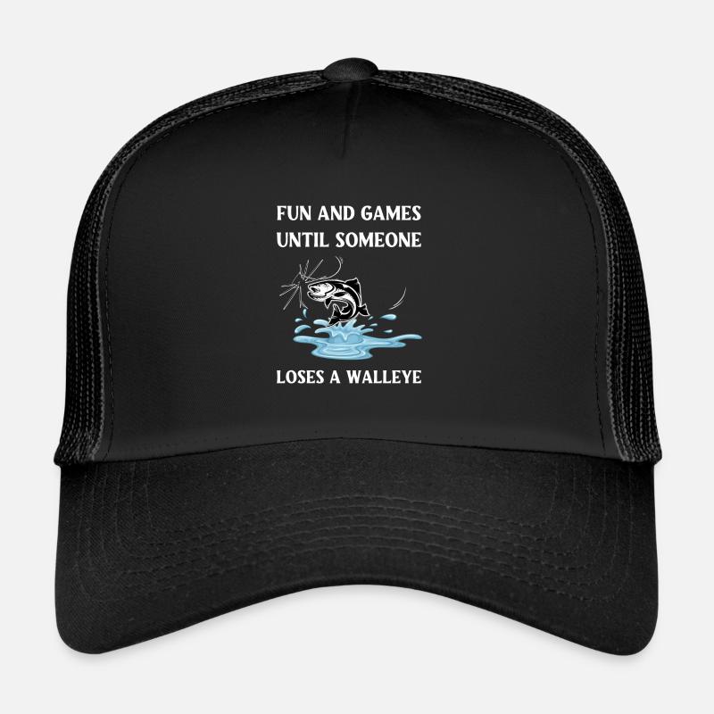 Amusement et jeux jusqu’à ce que quelqu’un perde un doré Casquette trucker 
