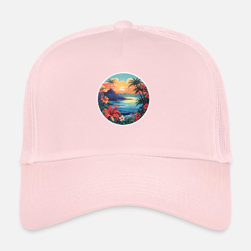 Paradis tropical Casquette trucker 