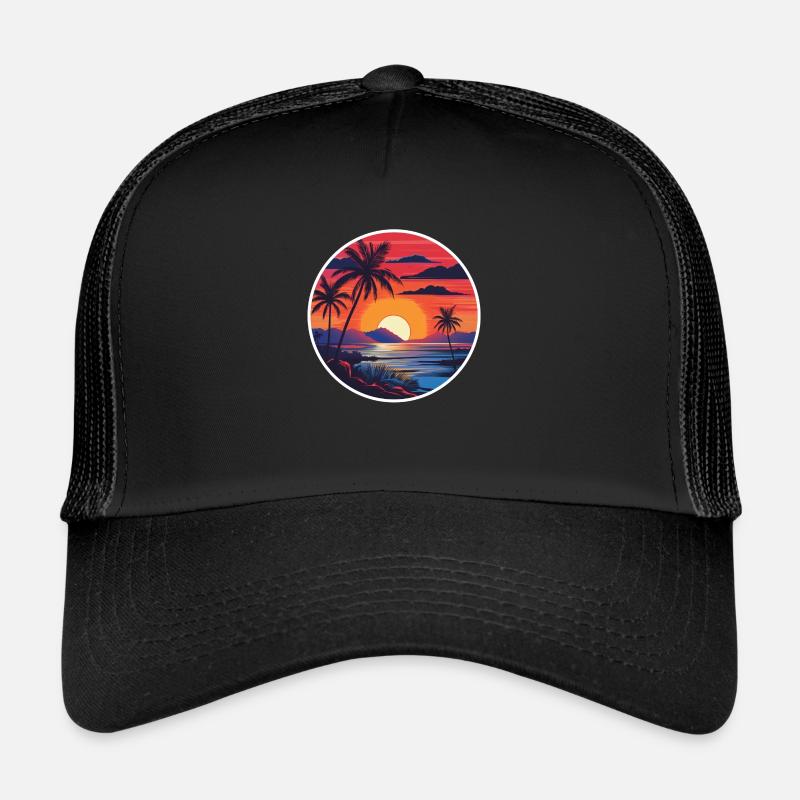 Paradis tropical Casquette trucker 