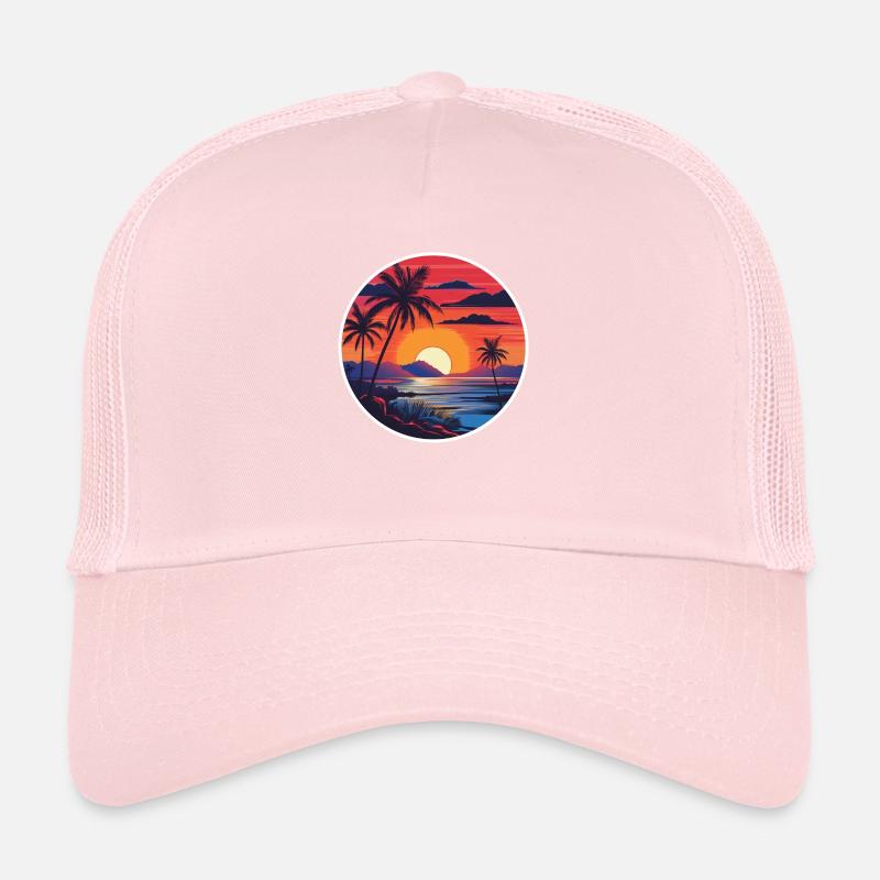 Paradis tropical Casquette trucker 