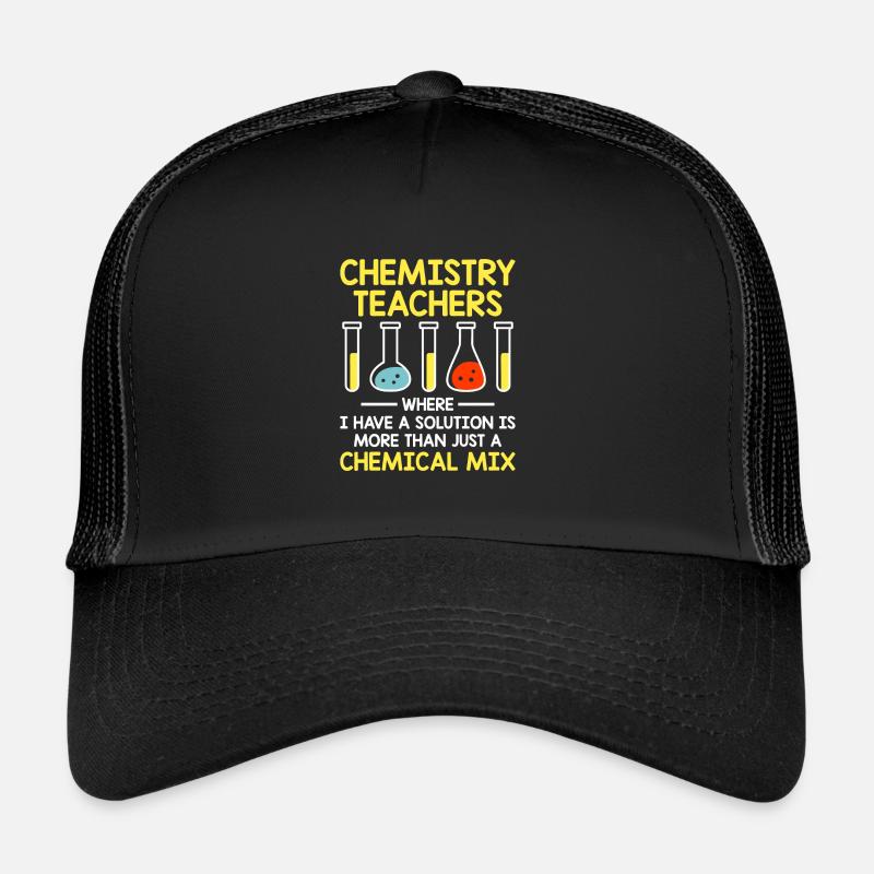 Professeur de sciences Professeur d’école Biologie Chimie P Casquette trucker 