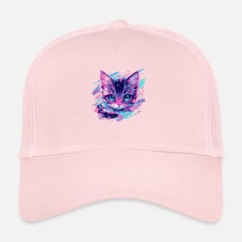 Chat cosmique Casquette trucker 
