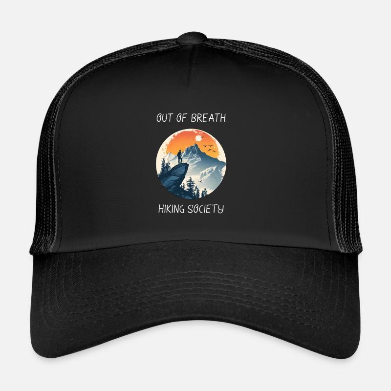 À Bout De Souffle Randonnée Société Nature Rétro Forêt Casquette trucker 