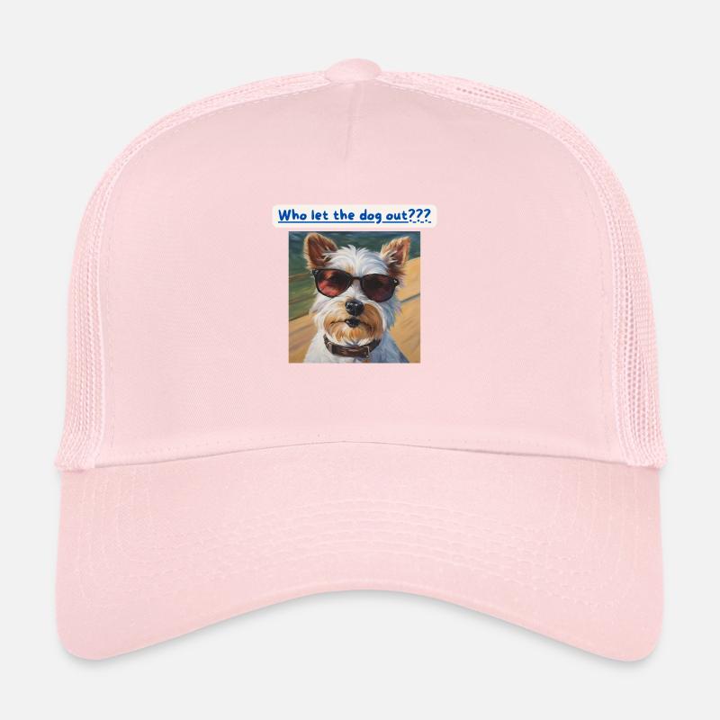 Terrier, qui a laissé sortir le chien Casquette trucker 