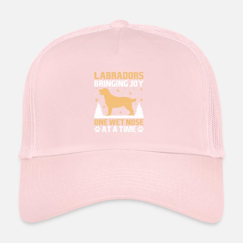 Labradors Bringing Joy One Wet Nose At A Time Labr Trucker Cap