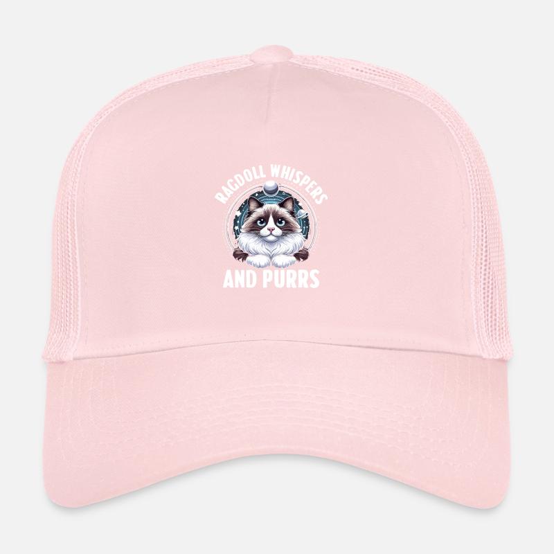 Ragdoll Whispers And Purrs Ragdolls Cat Lover Trucker Cap