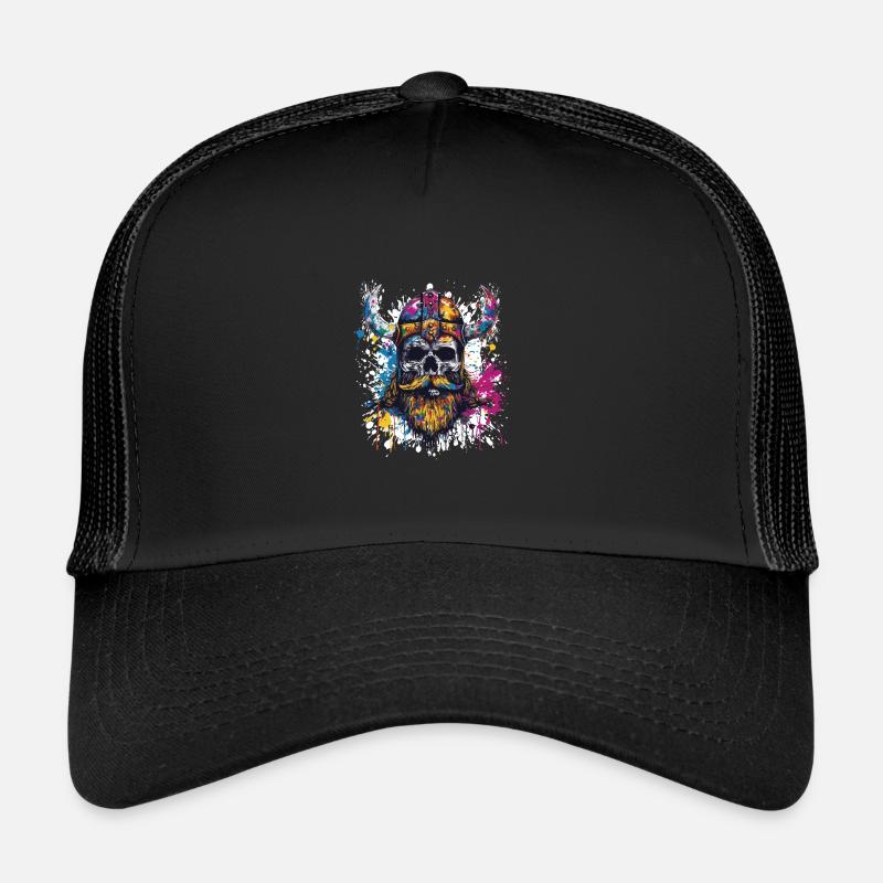 Crâne Viking Casquette trucker 