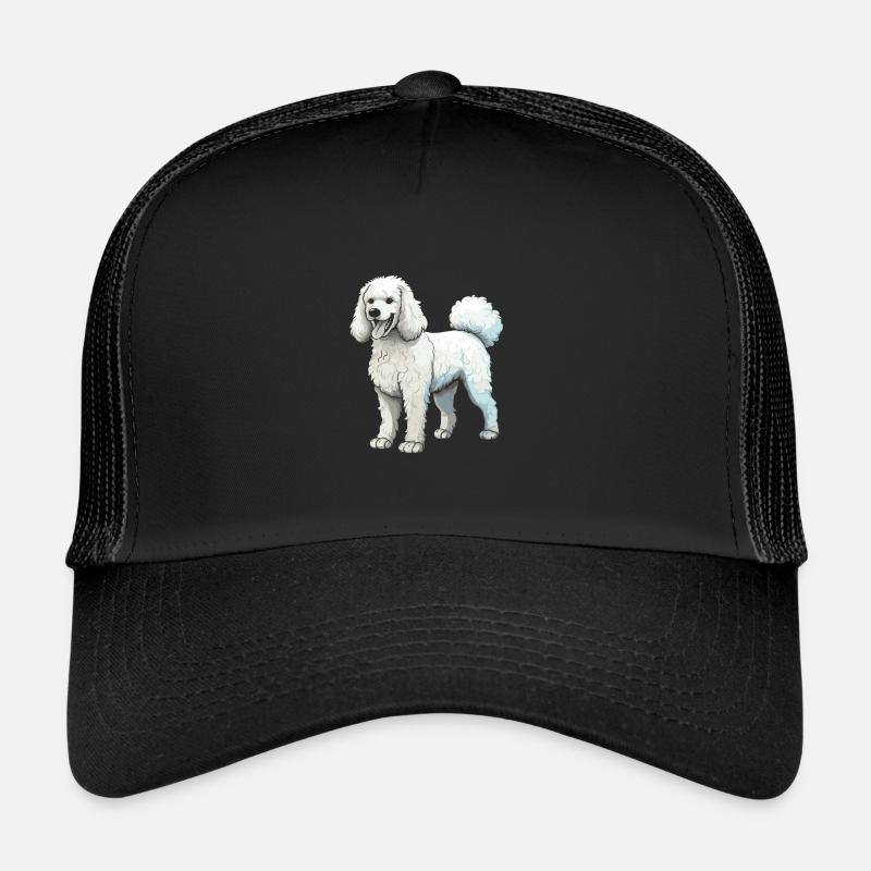 Caniche Chien Casquette trucker 