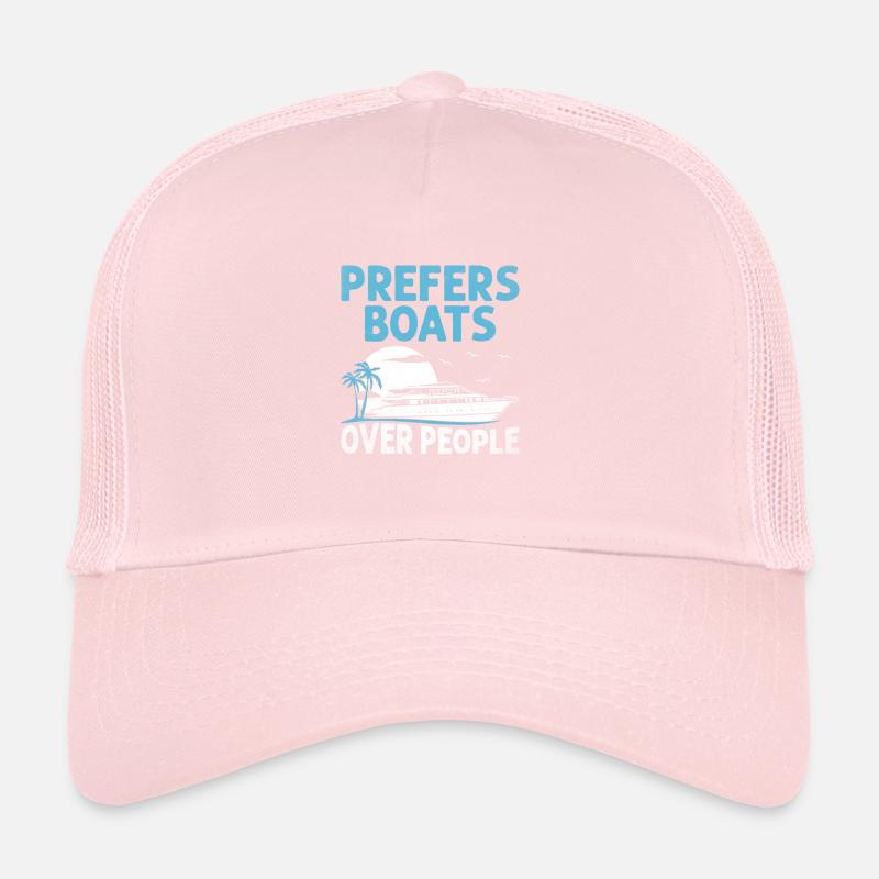 Bevorzugt Boote gegenüber Menschen Paddelboot Trucker Cap