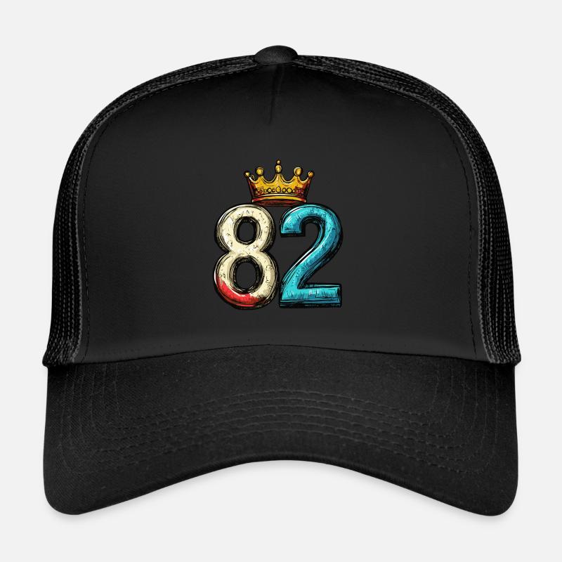 82 Nombre Couronne Casquette trucker 