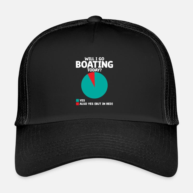 Werde ich heute Boot fahren Tretboot Trucker Cap