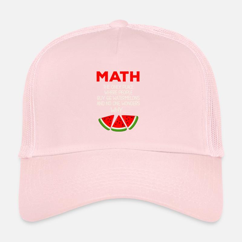 Drôle de professeur de mathématiques disant pastèque Calcul Casquette trucker 