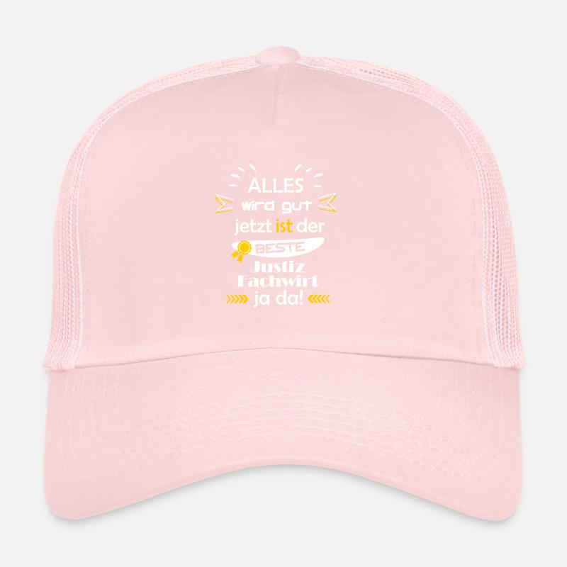 Alles wird gut lustiger Spruch Justizfachwirt Trucker Cap